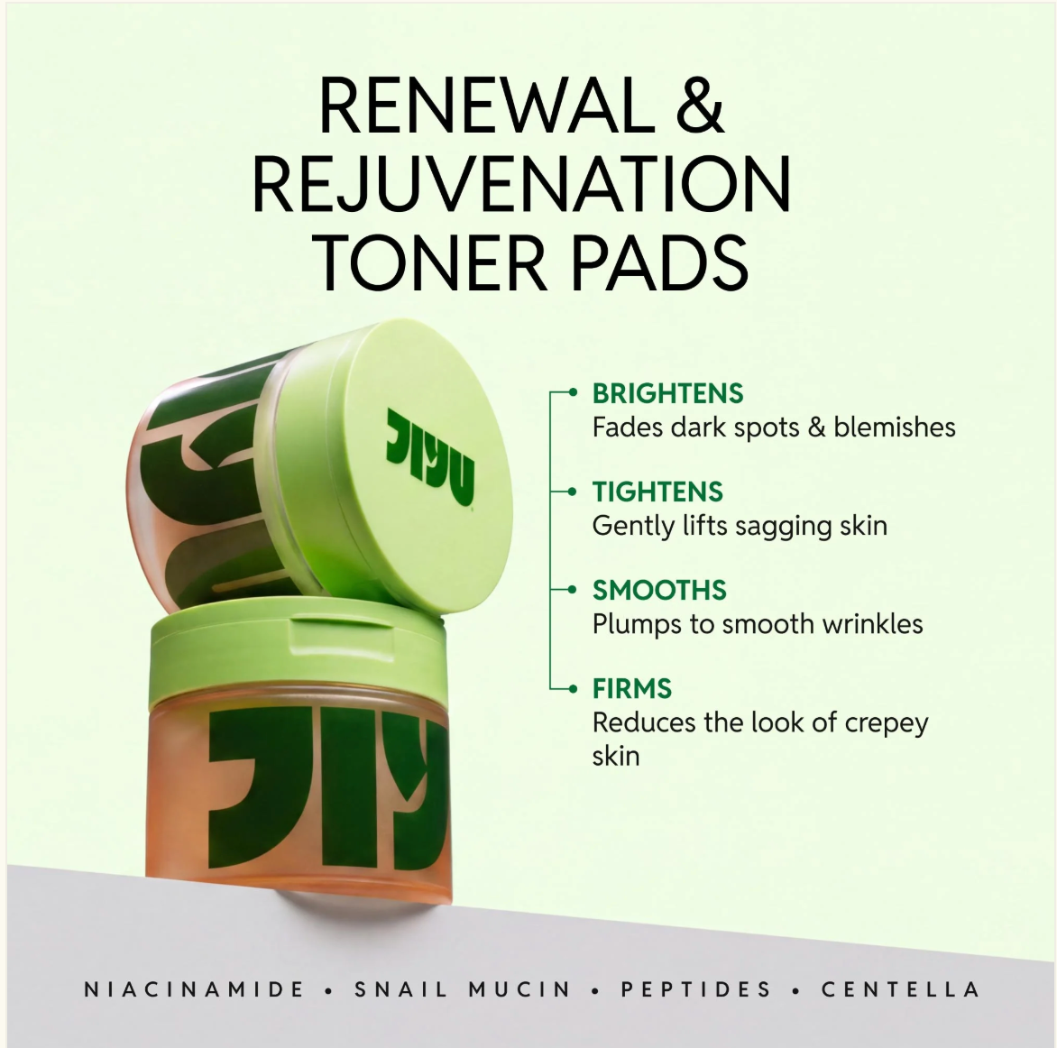 Renewal & Rejuvenation JIYU Toner Pads